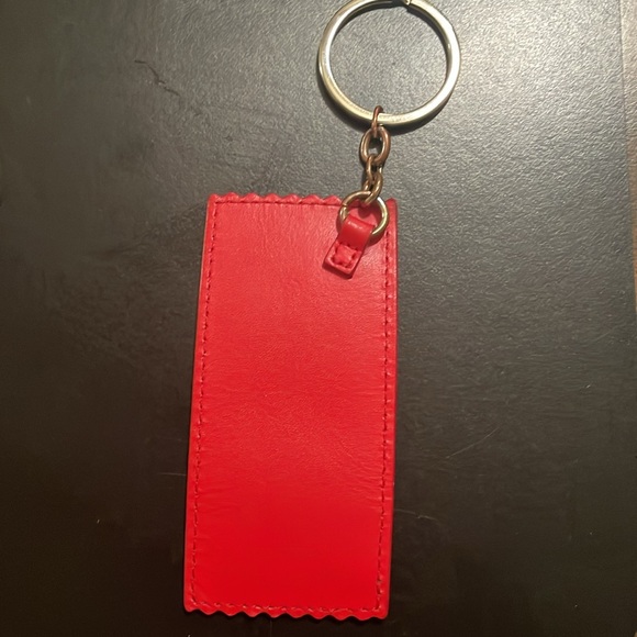 Kate Spade Leather “Hot Stuff” Novelty Keychain - Picture 5 of 7